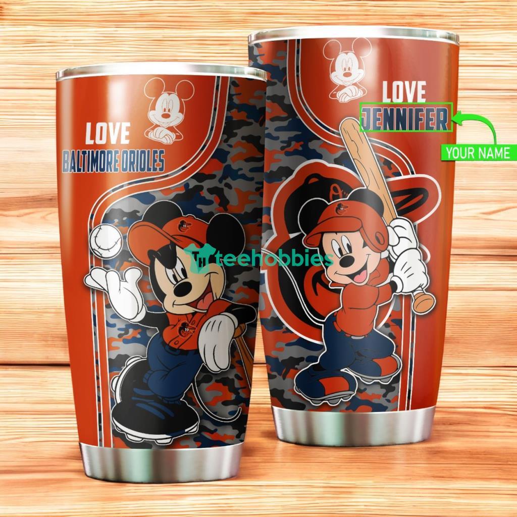 Personalized Baltimore Orioles MLB Stainless Steel Tumbler