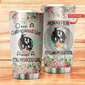 Personalized Collingwood Girl Flower Stainless Steel Tumbler