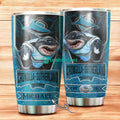 Personalized Cronulla-Sutherland Sharks Mascot Stainless Steel Tumbler