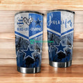 Personalized Dallas Cowboys Stainless Steel Tumbler