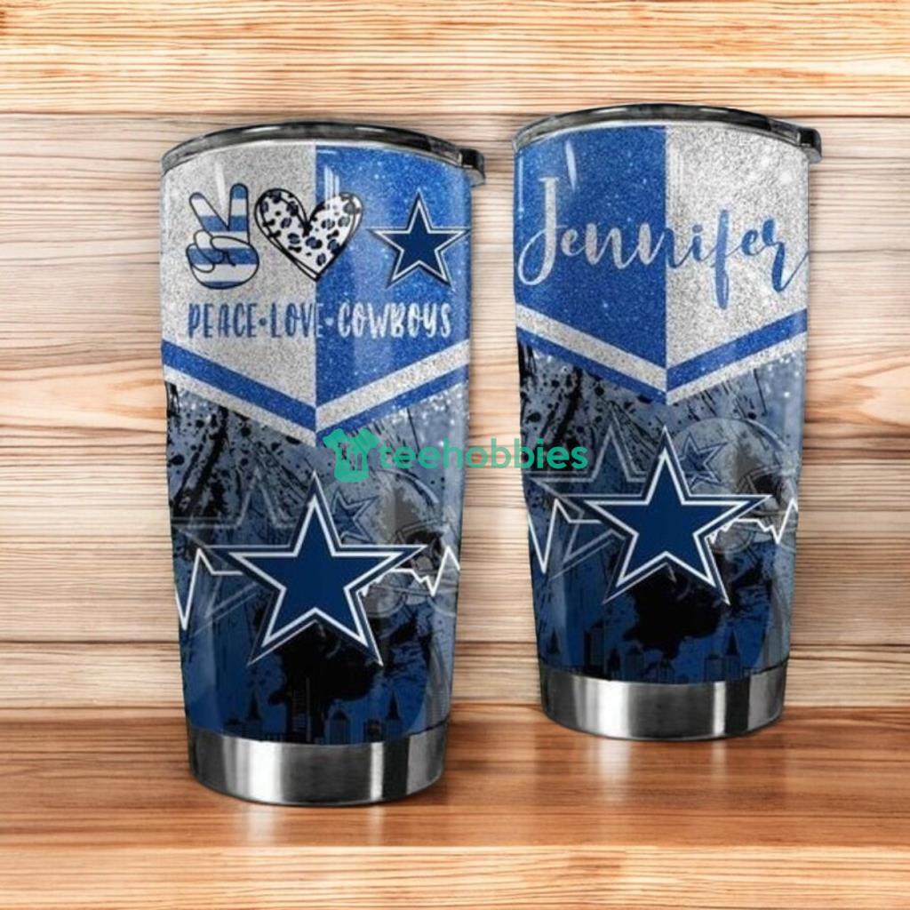 Personalized Dallas Cowboys Stainless Steel Tumbler