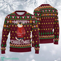 Personalized Name Funny Cat Ugly Sweatshirt Meowy Xmas Ugly Christmas Sweater For Men And Women