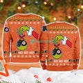 Philadelphia Flyers Grinch Hand Ugly Christmas Sweater 3D