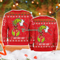 Philadelphia Phillies Mlb Grinch Hand Ugly Christmas Sweater 3D