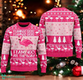 Pink Flamingo Ugly Sweater Flamingo Christmas Ugly Sweater