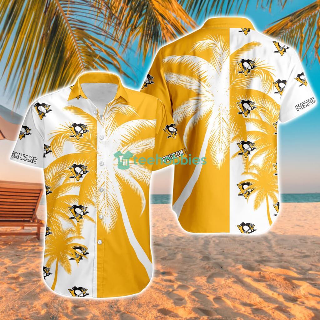 Pittsburgh Penguins Aloha Tropical Hawaiian Shirt For Men And Women Custom Name