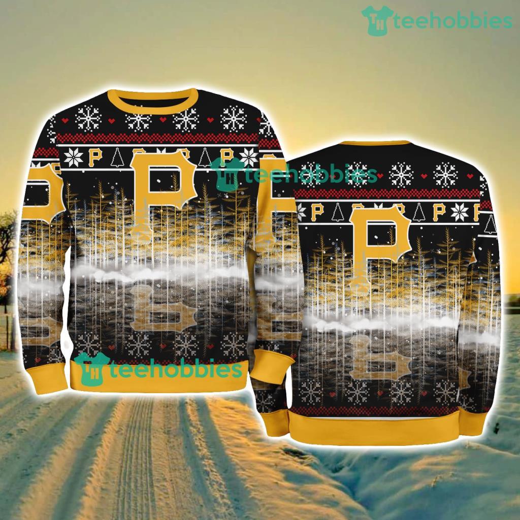 Pittsburgh Pirates MLB Pine Christmas Ugly Sweater New Style Best Gift For Fans