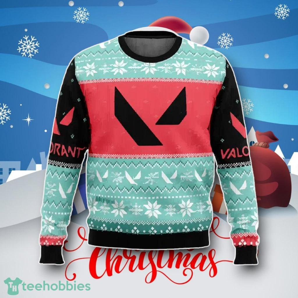 Play As One Valorant Ugly Christmas Sweater Unique Gift