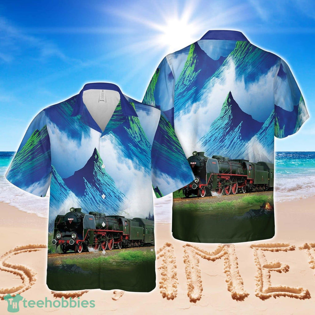 Pm 36-2 PKP – Polish State Railways Steam 4-6-2 Hawaiian Shirt Aloha Beach Shirt