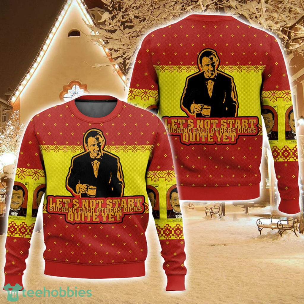 Pulp Fiction, Winston Wolf Christmas Ugly Christmas Sweater For Men And Women Christmas Holiday Gift Family Gift