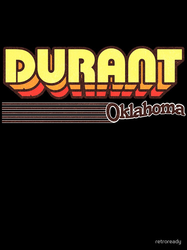 Durant, Oklahoma | Retro Stripes by retroready