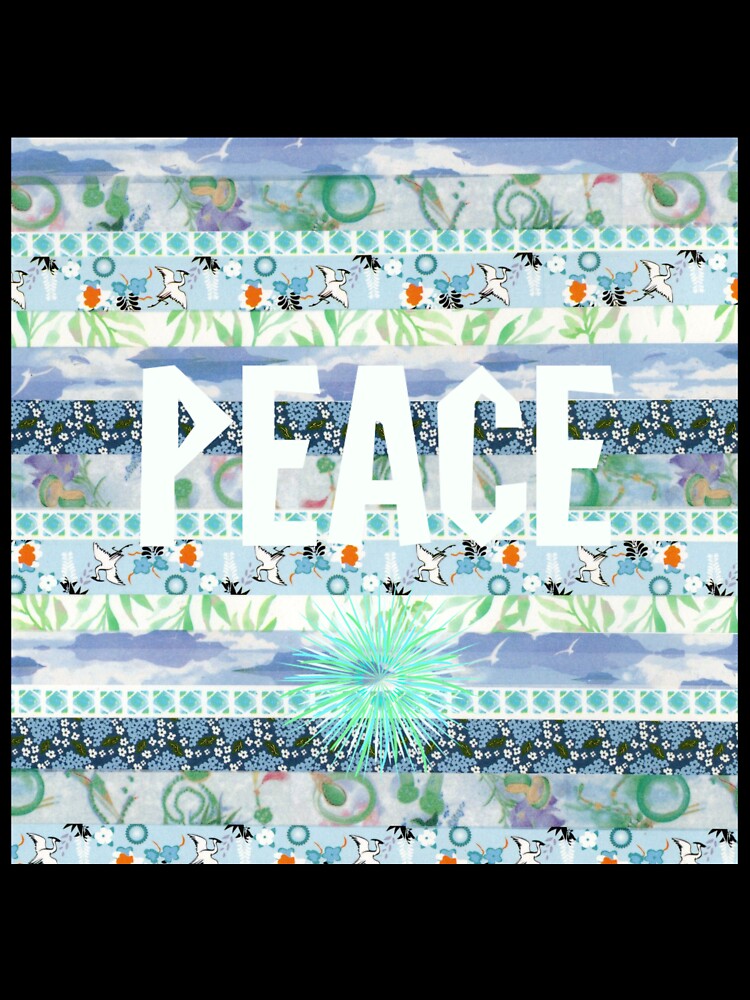 "Peace" in blues by TabbysShop