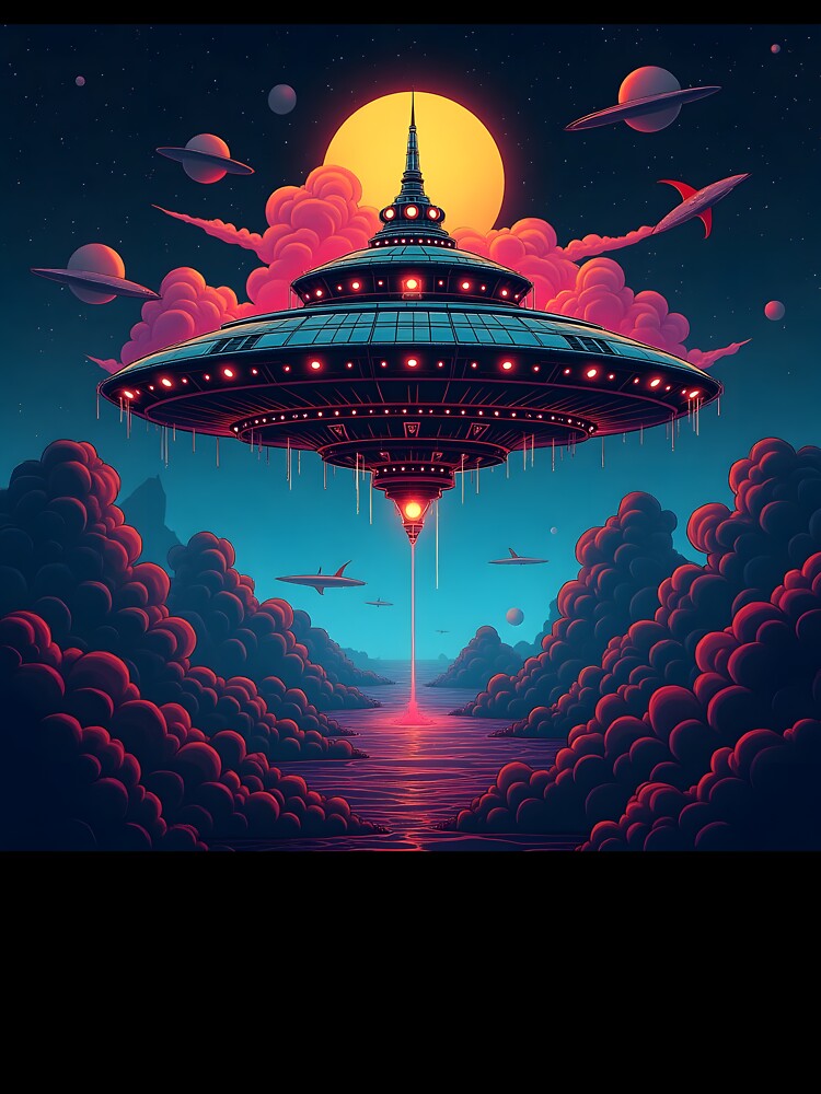 The Arrival of the Celestial Citadel by AlienInkvasion