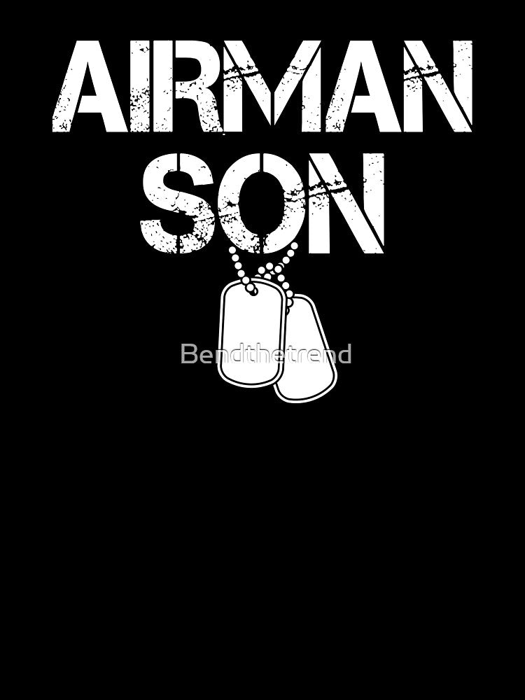 Airman Son Trained To Fly Airplane Gift by Bendthetrend