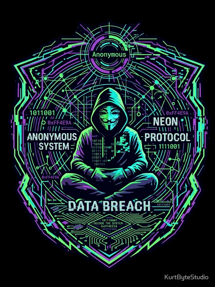 Cyber Rebel Hacker Anonymous Shirt by KurtByteStudio