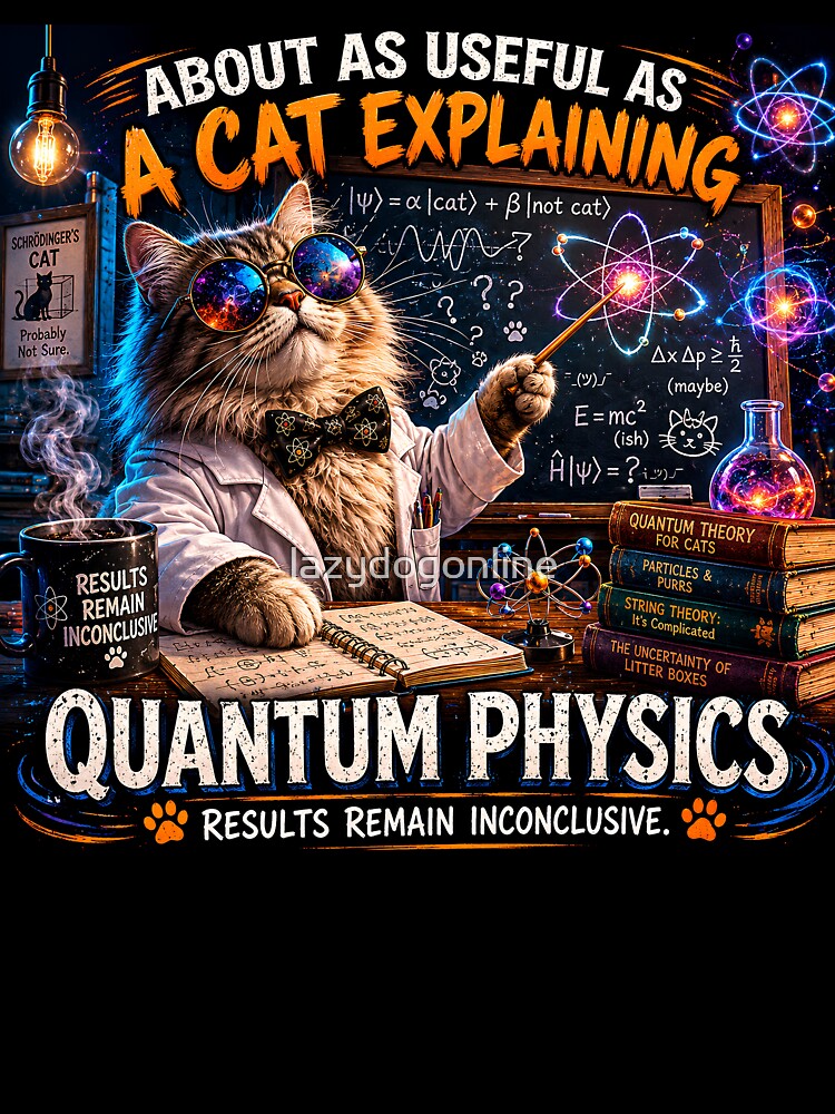 About As Useful As A Cat Explaining Quantum Physics – Results Remain Inconclusive by lazydogonline