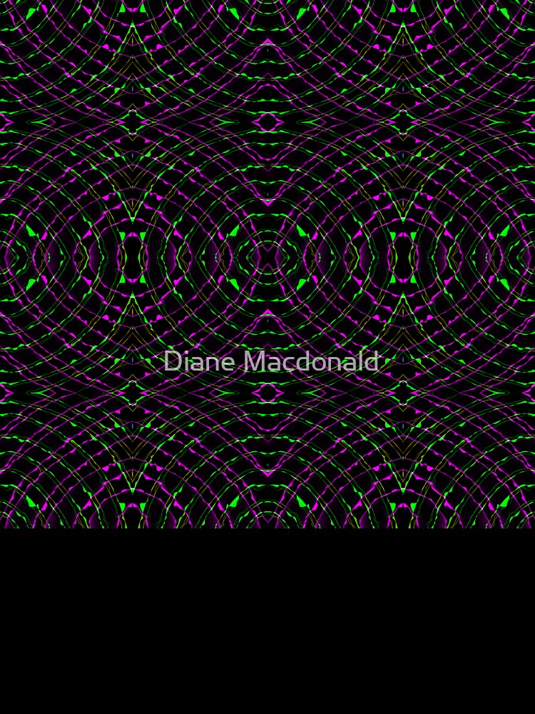 An abstract design on black by Diane Macdonald