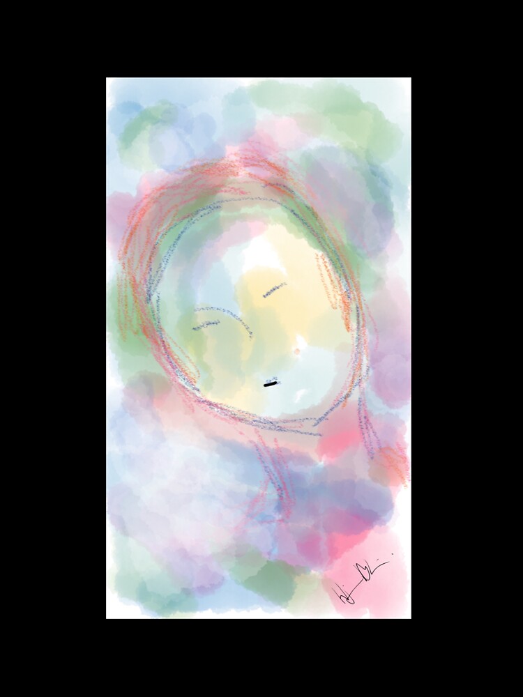 Girl - Soft Painting 010 by Hjortur