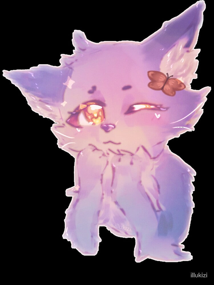 fox and moth by illukizi