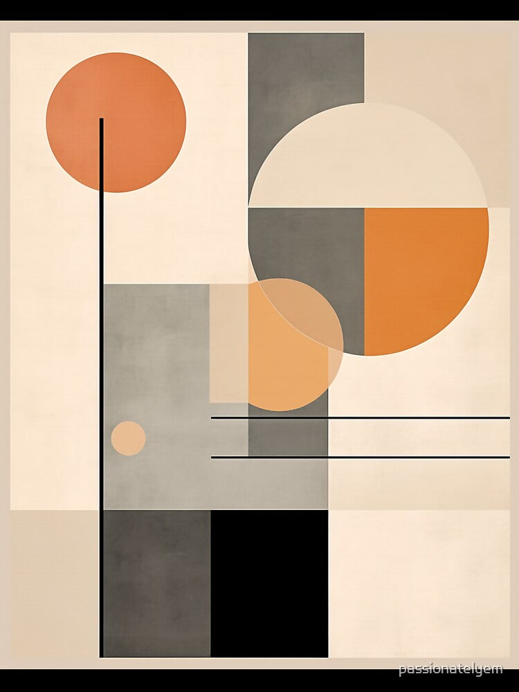 Mid-Century Modern Lines and Shapes #1 by passionatelyem