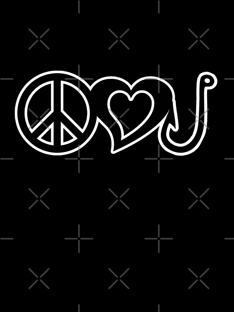 PEACE, LOVE AND FISHING by Space Art