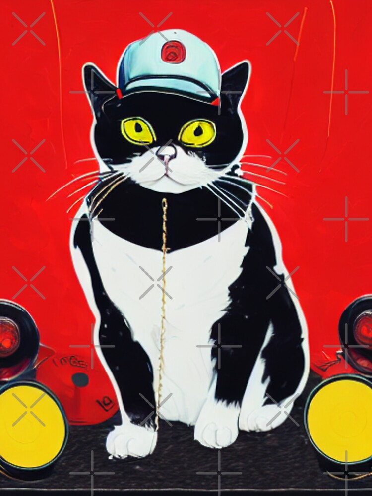 The Hip Hop DJ Cat - The Club King - The Cool Cat DJ by WBP Mart