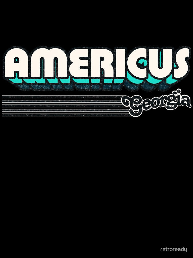 Americus, Georgia | Retro Stripes by retroready
