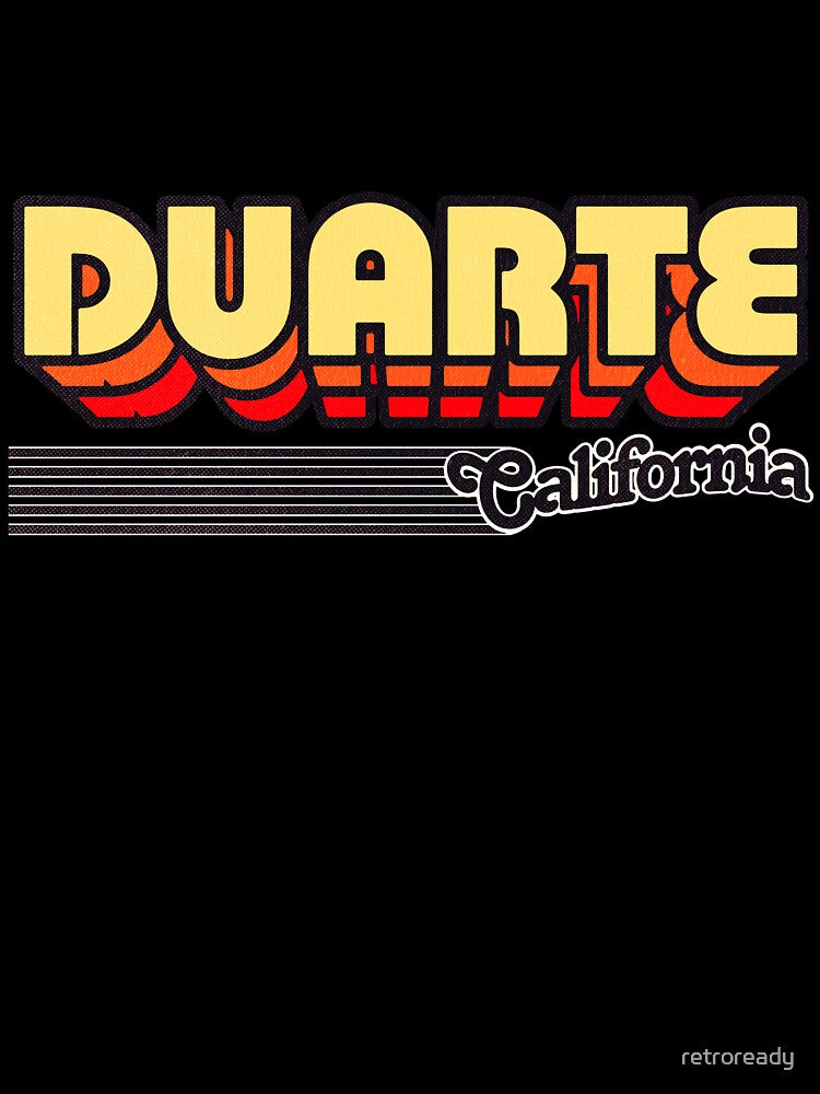 Duarte, California | Retro Stripes by retroready