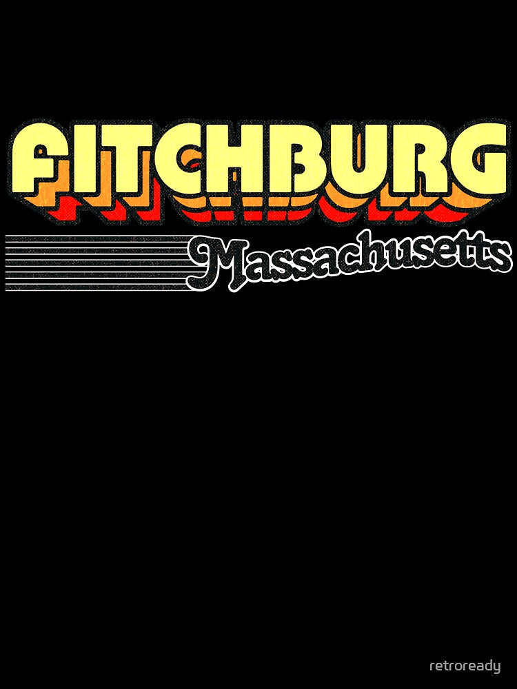 Fitchburg, Massachusetts | Retro Stripes by retroready