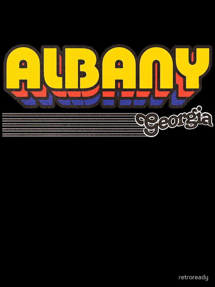 Albany, Georgia | Retro Stripes by retroready