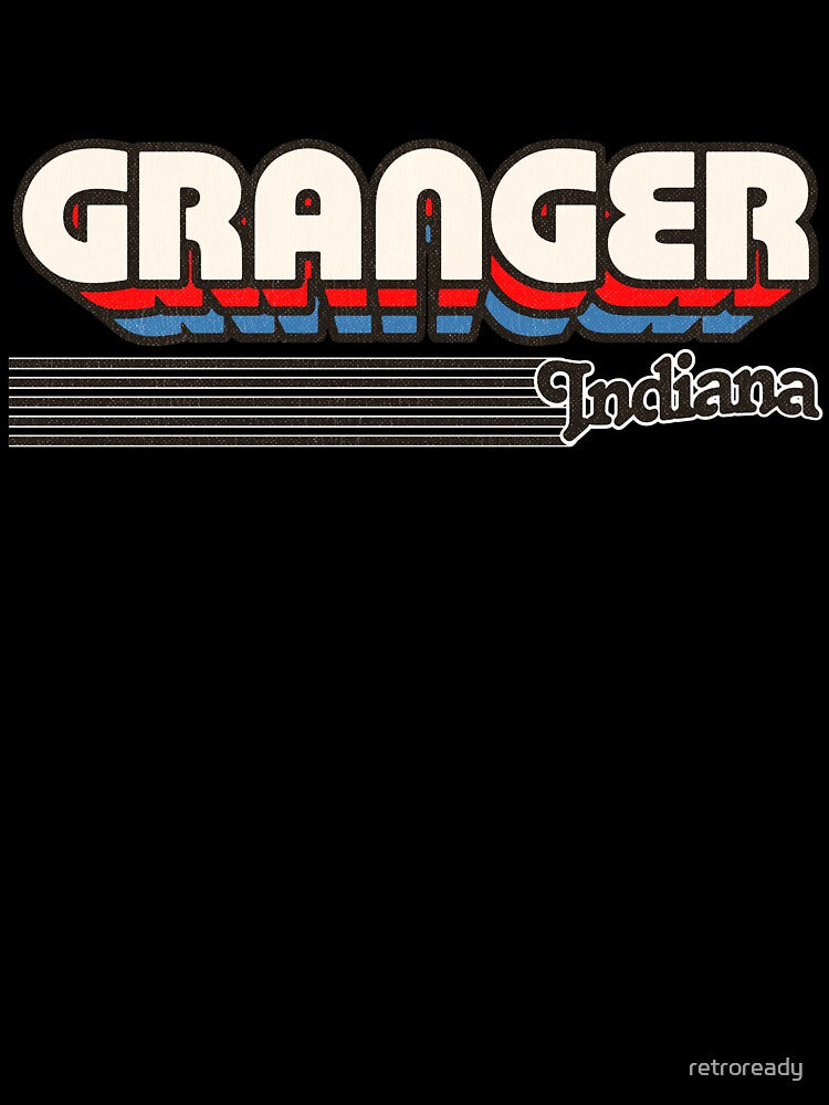 Granger, Indiana | Retro Stripes by retroready