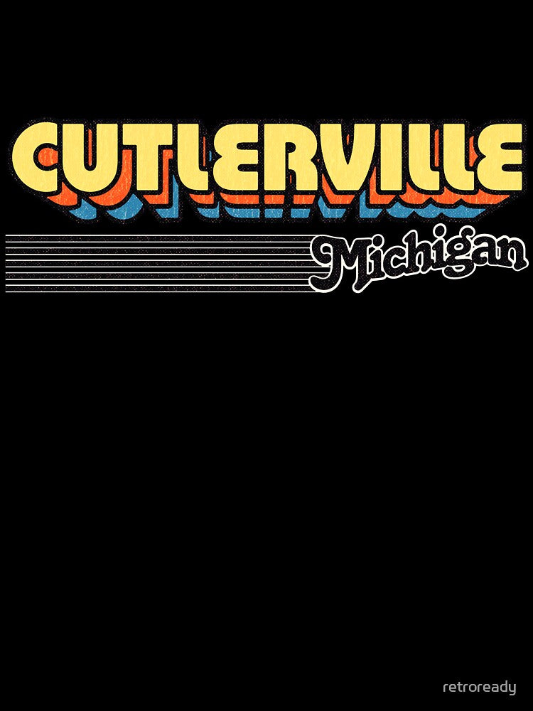 Cutlerville, Michigan | Retro Stripes by retroready