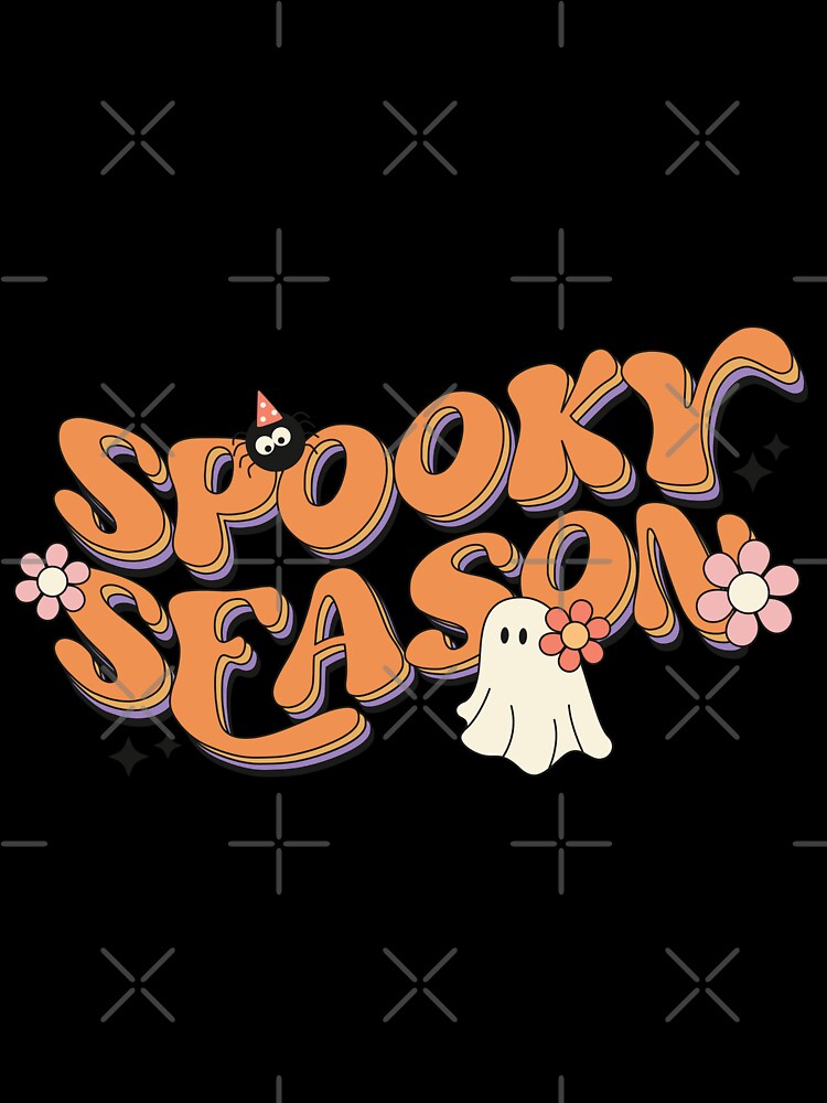 Spooky Season Halloween T-Shirt, Cute Ghost Halloween Shirt, Retro Fall Shirt, Fall Shirt, Halloween Vibes Shirt, Spooky Season Boo Tee by Art-Self Studio