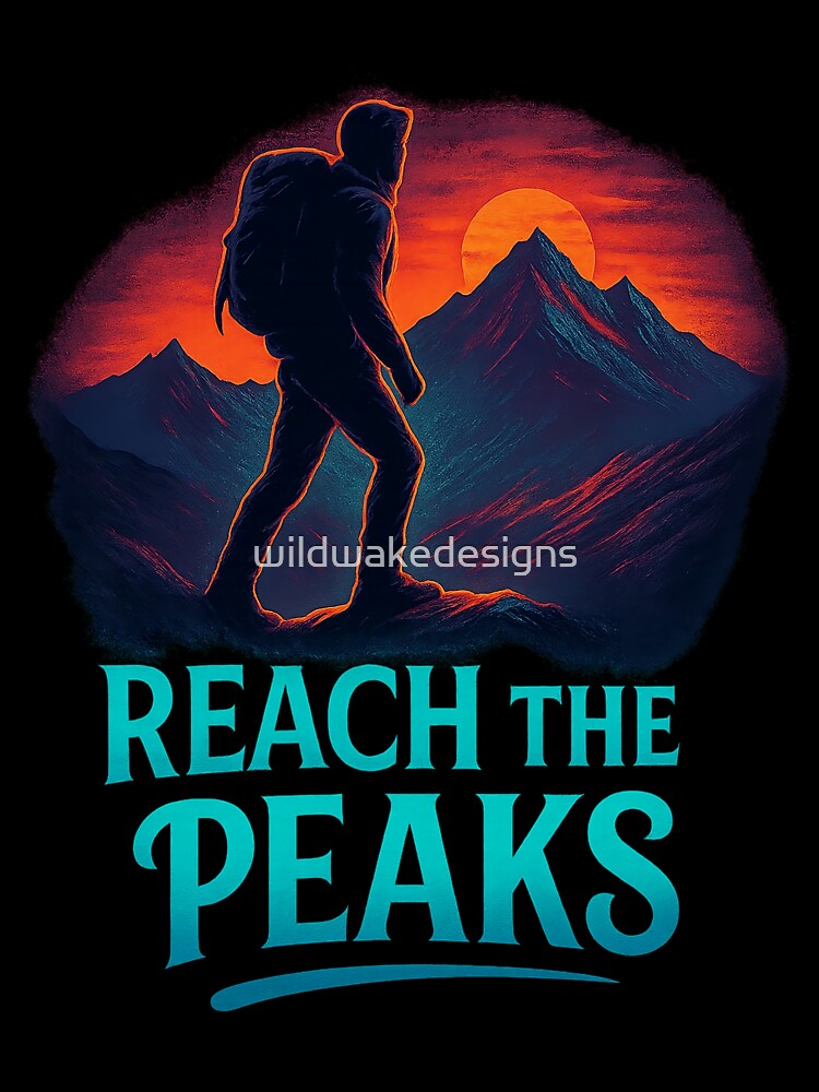 Reach the Peaks | WildWakeDesigns by wildwakedesigns