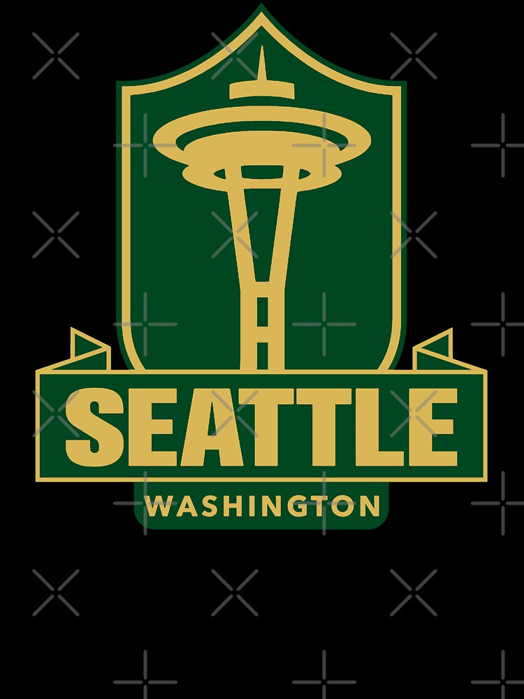 Seattle space needle gold by VRedBaller Unisex , , , Long Sleeve Tee