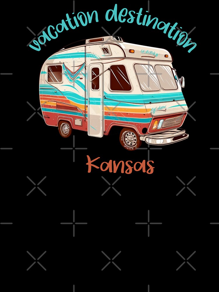 Vacation Destination Kansas T-Shirt by MarqisStudio