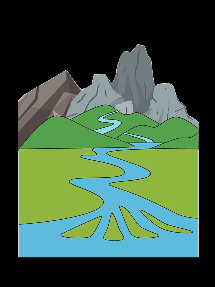 plain river mountain by AA-designstore