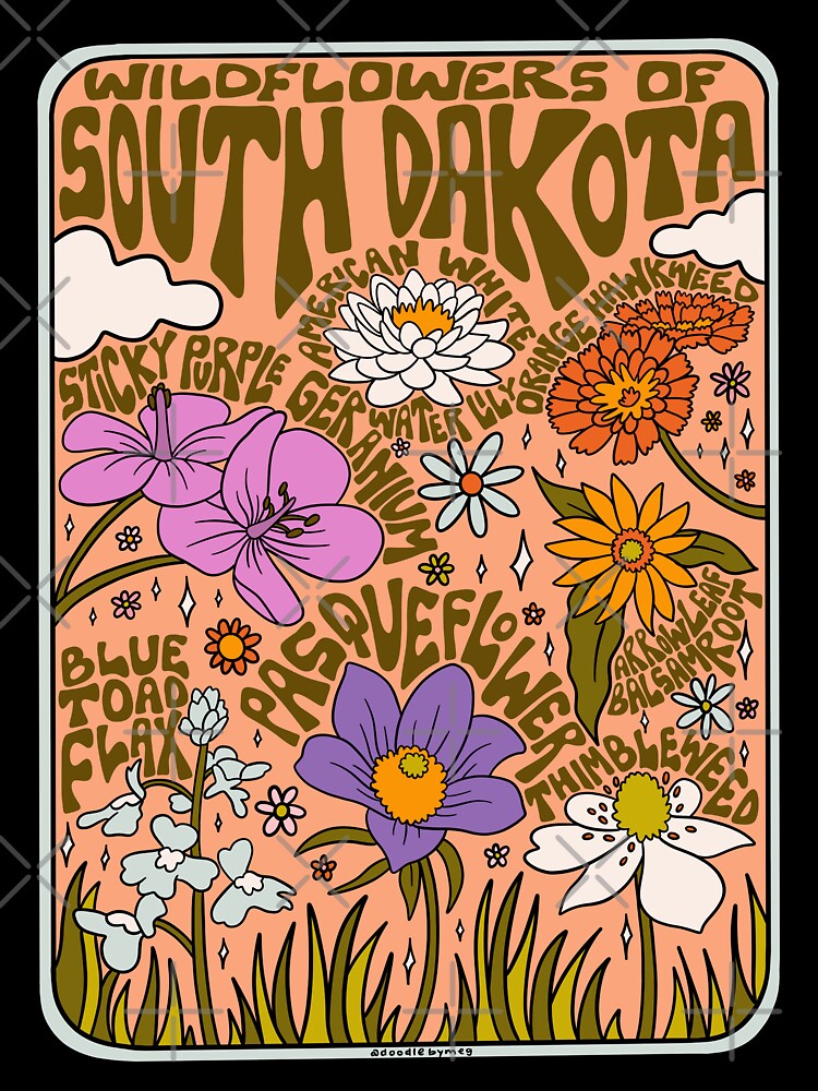 South Dakota Wildflowers by doodlebymeg