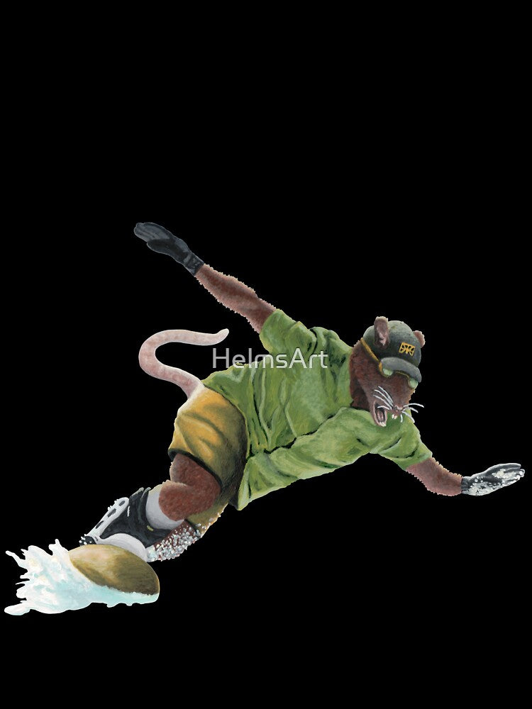 Snowboarding Adventure Fantasy Illustration by HelmsArt