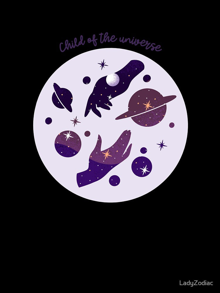 Purple Dreams Galaxy Child of the Universe by LadyZodiac