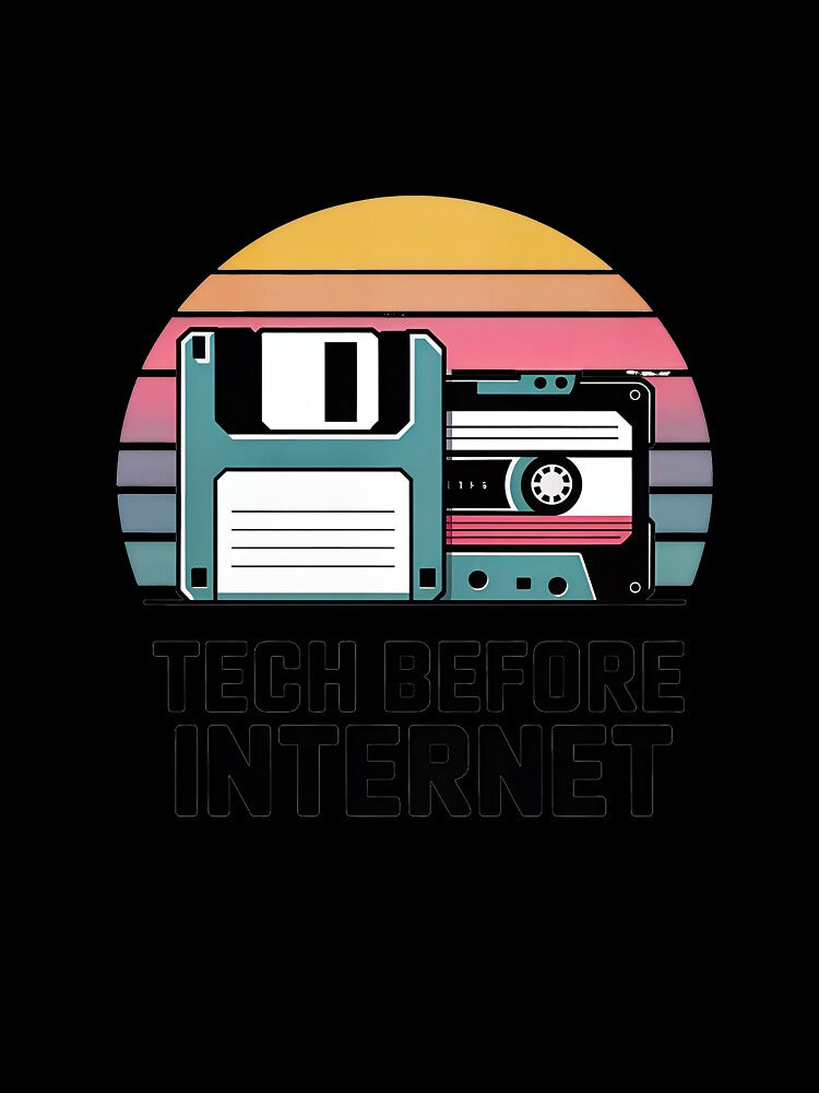 Tech Before Internet Retro Floppy by Klamottenlabor