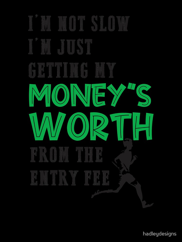 Im not slow cross country marathon runner track running by hadleydesigns