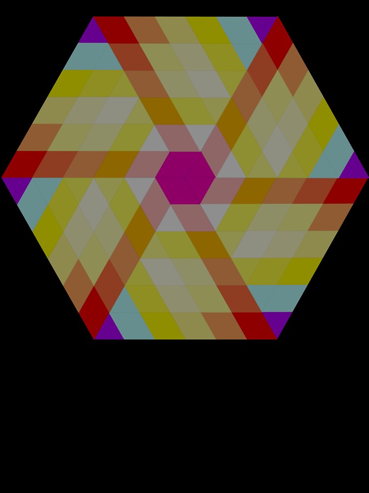 Modern Hexie by gardengatequilt