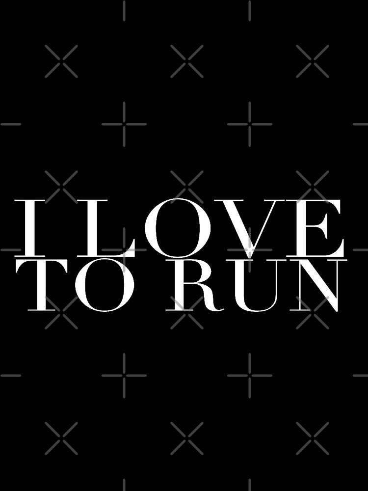 I Love to Run in White by KirstenJRenfroe