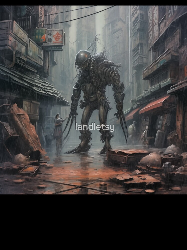 Cyber Monster in the Alley by landletsy