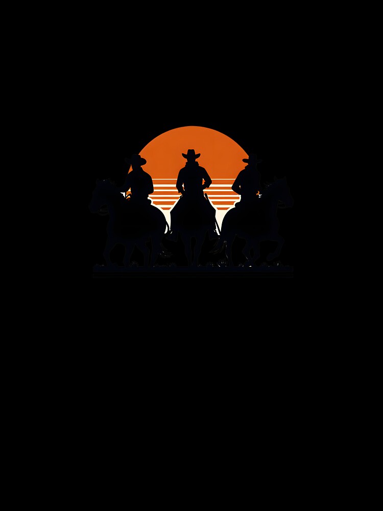Sunset Cowboys: Ride into the Horizon by Route and Render