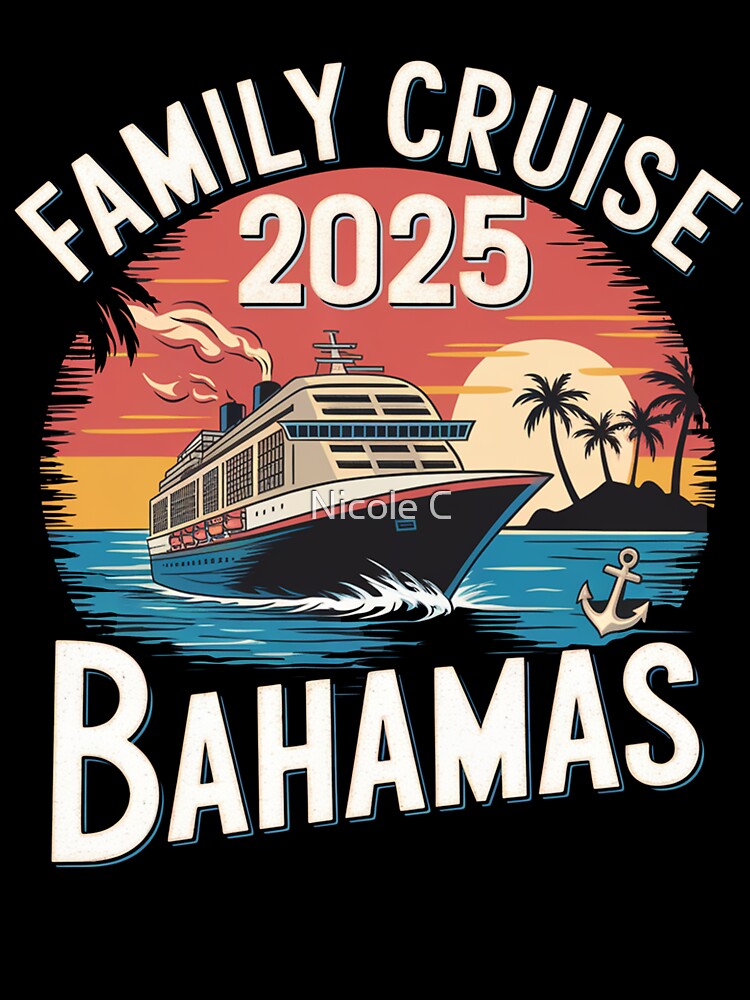Matching Family Cruise 2025 Bahamas Family Reunion by Nicole Creates