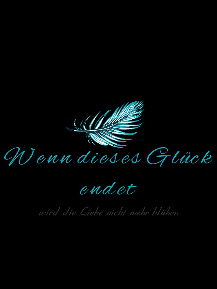 Wenn dieses Glück endet, wird die liebe nicht mehr blühen by Nanda Cornelis