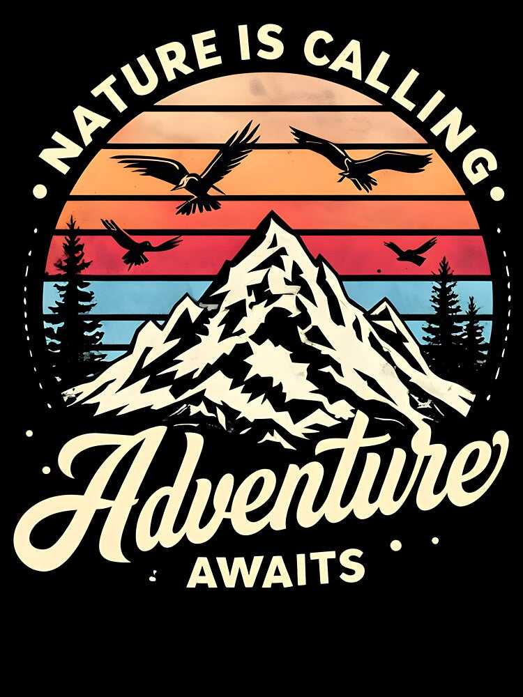 Retro Vintage Mountain Adventure by SpeakingPrint2