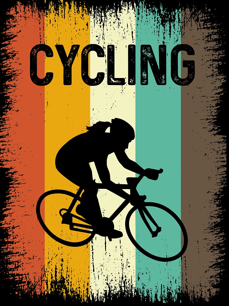 Vintage retro Cycling by thanhmaidesign